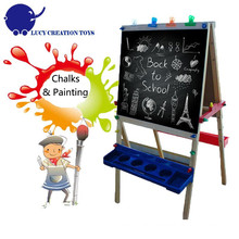 Folding Kids Wooden Frame Easel Drawing Easel Sketch Easel with Stand